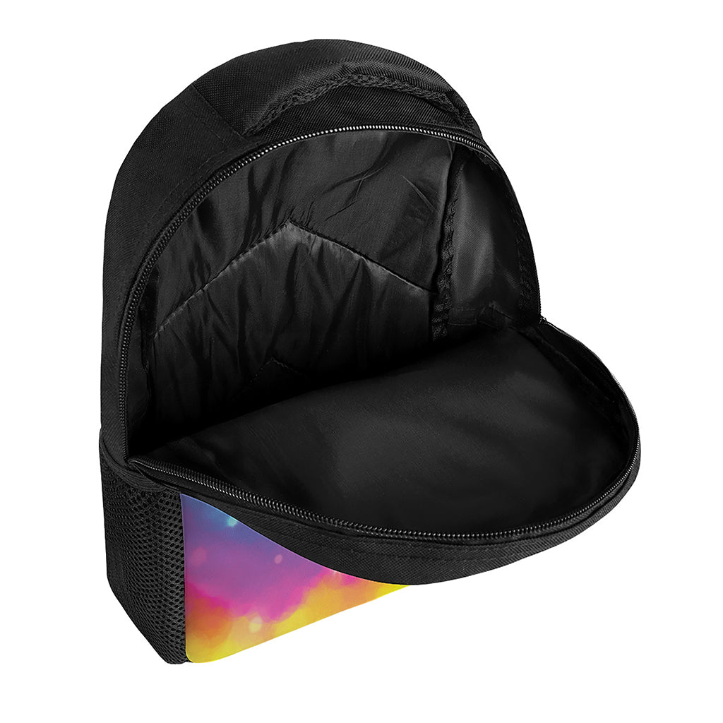 Rainbow Spiral Tie Dye Print Casual Backpack