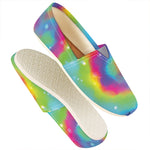 Rainbow Spiral Tie Dye Print Casual Shoes