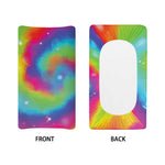 Rainbow Spiral Tie Dye Print Changing Pad Cover