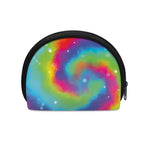 Rainbow Spiral Tie Dye Print Coin Purse