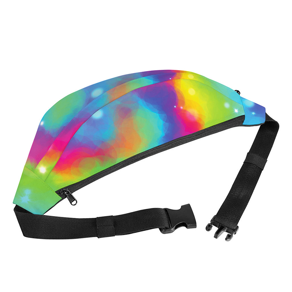 Rainbow Spiral Tie Dye Print Fanny Pack