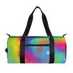 Rainbow Spiral Tie Dye Print Gym Bag