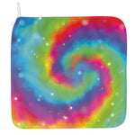 Rainbow Spiral Tie Dye Print Hand Towel