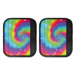 Rainbow Spiral Tie Dye Print Handle Covers