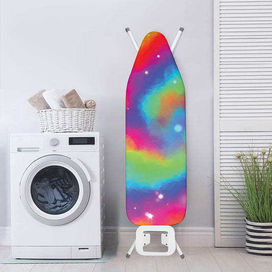 Rainbow Spiral Tie Dye Print Ironing Board Cover