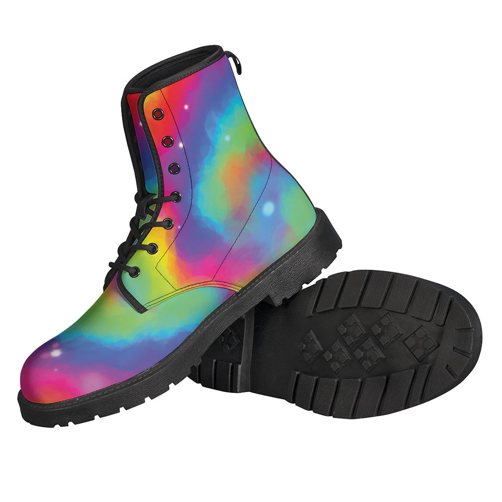 Rainbow Spiral Tie Dye Print Backpack