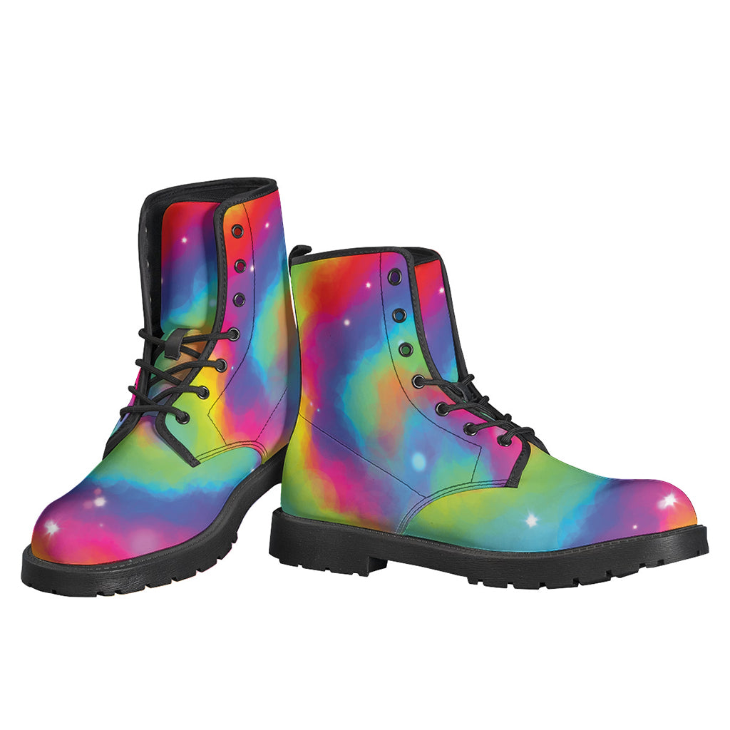 Rainbow Spiral Tie Dye Print Backpack