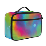 Rainbow Spiral Tie Dye Print Portable Lunch Bag