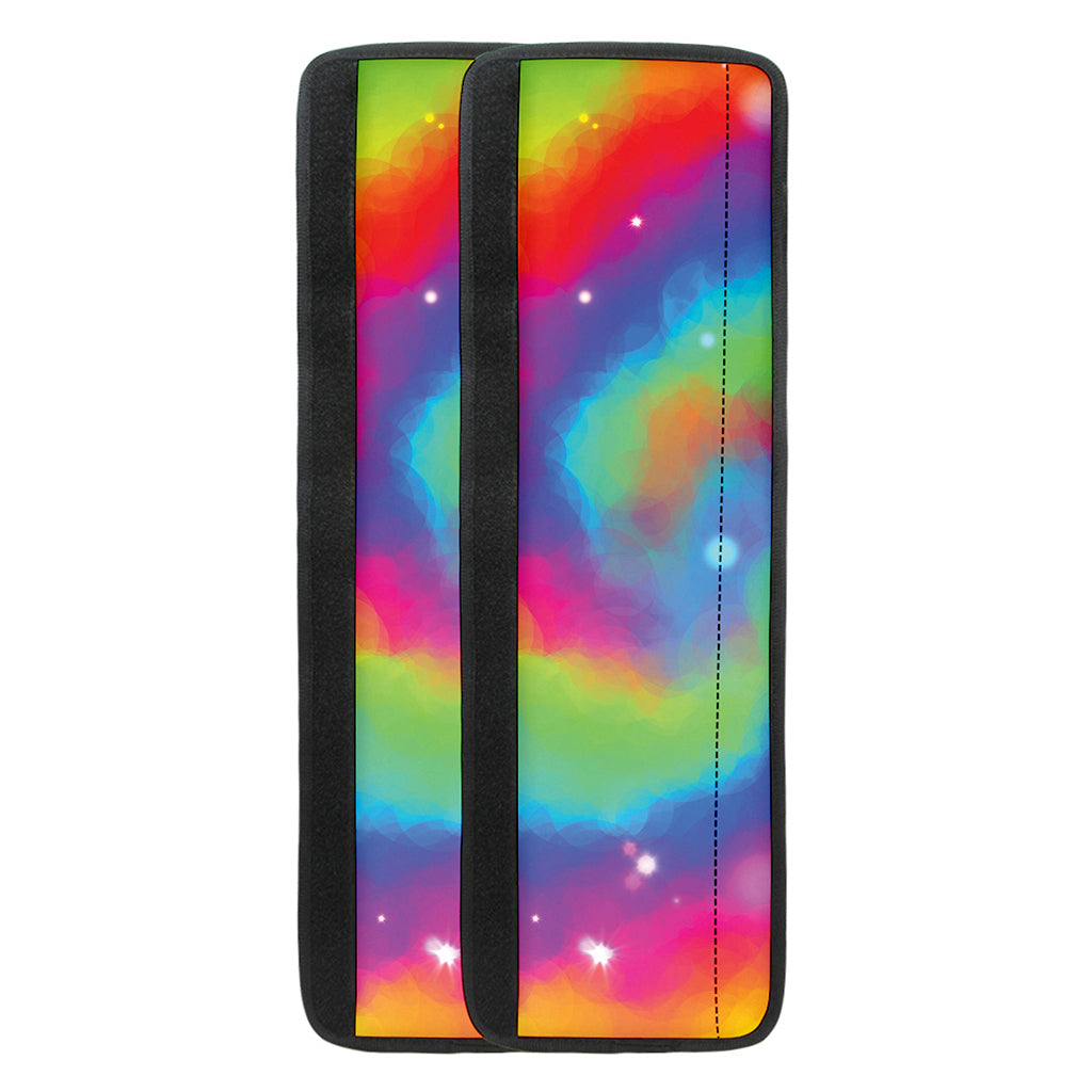 Rainbow Spiral Tie Dye Print Refrigerator Handle Covers