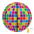 Rainbow Squares Pattern Print Basketball