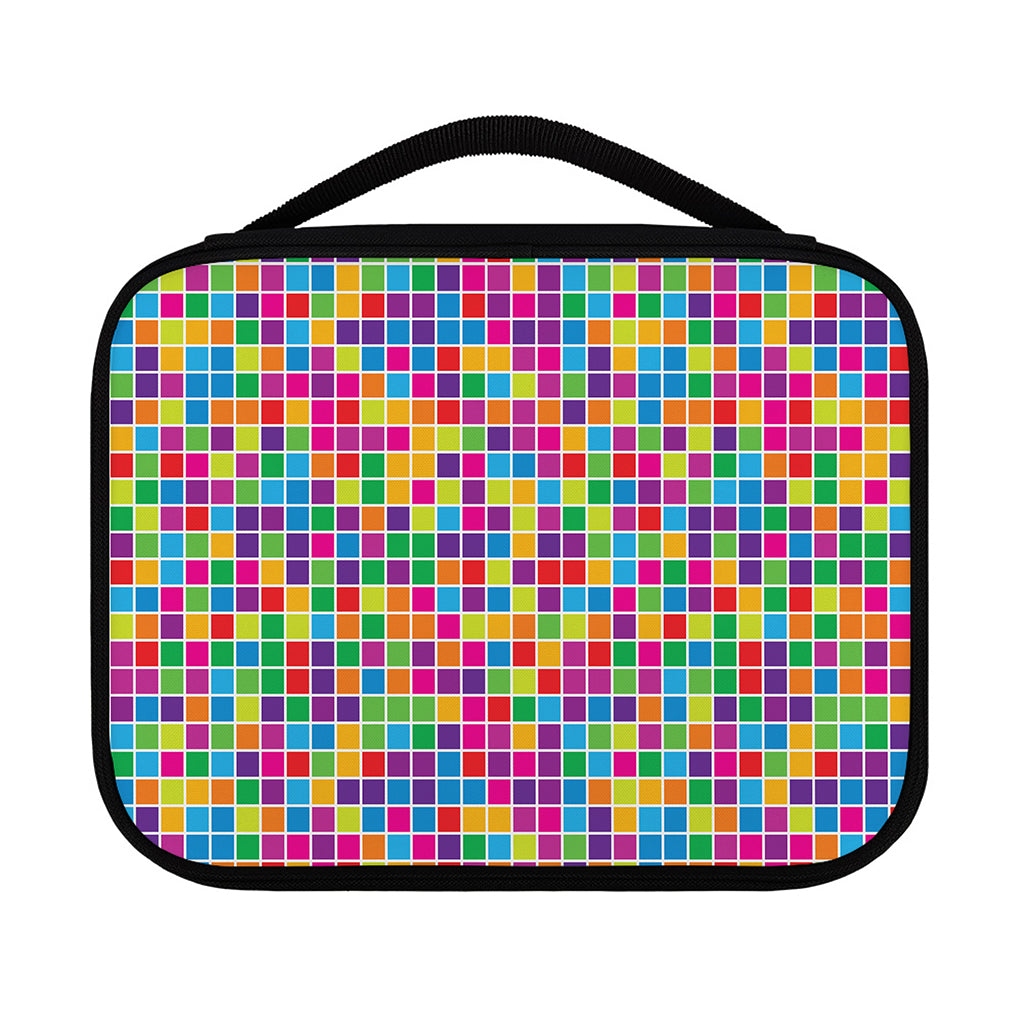 Rainbow Squares Pattern Print Classic Bible Case