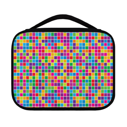 Rainbow Squares Pattern Print Classic Bible Case