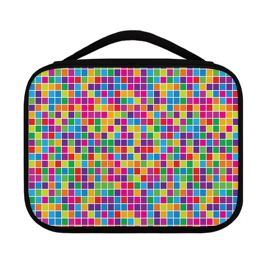 Rainbow Squares Pattern Print Classic Bible Case