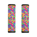 Rainbow Squares Pattern Print Handle Covers