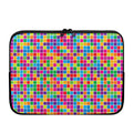 Rainbow Squares Pattern Print Laptop Sleeve