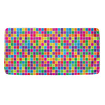 Rainbow Squares Pattern Print Towel