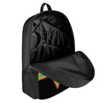 Rainbow Star of David Print 17 Inch Backpack