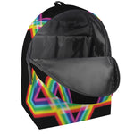 Rainbow Star of David Print Backpack