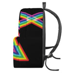 Rainbow Star of David Print Backpack