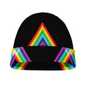 Rainbow Star of David Print Beanie