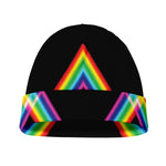 Rainbow Star of David Print Beanie