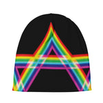 Rainbow Star of David Print Beanie