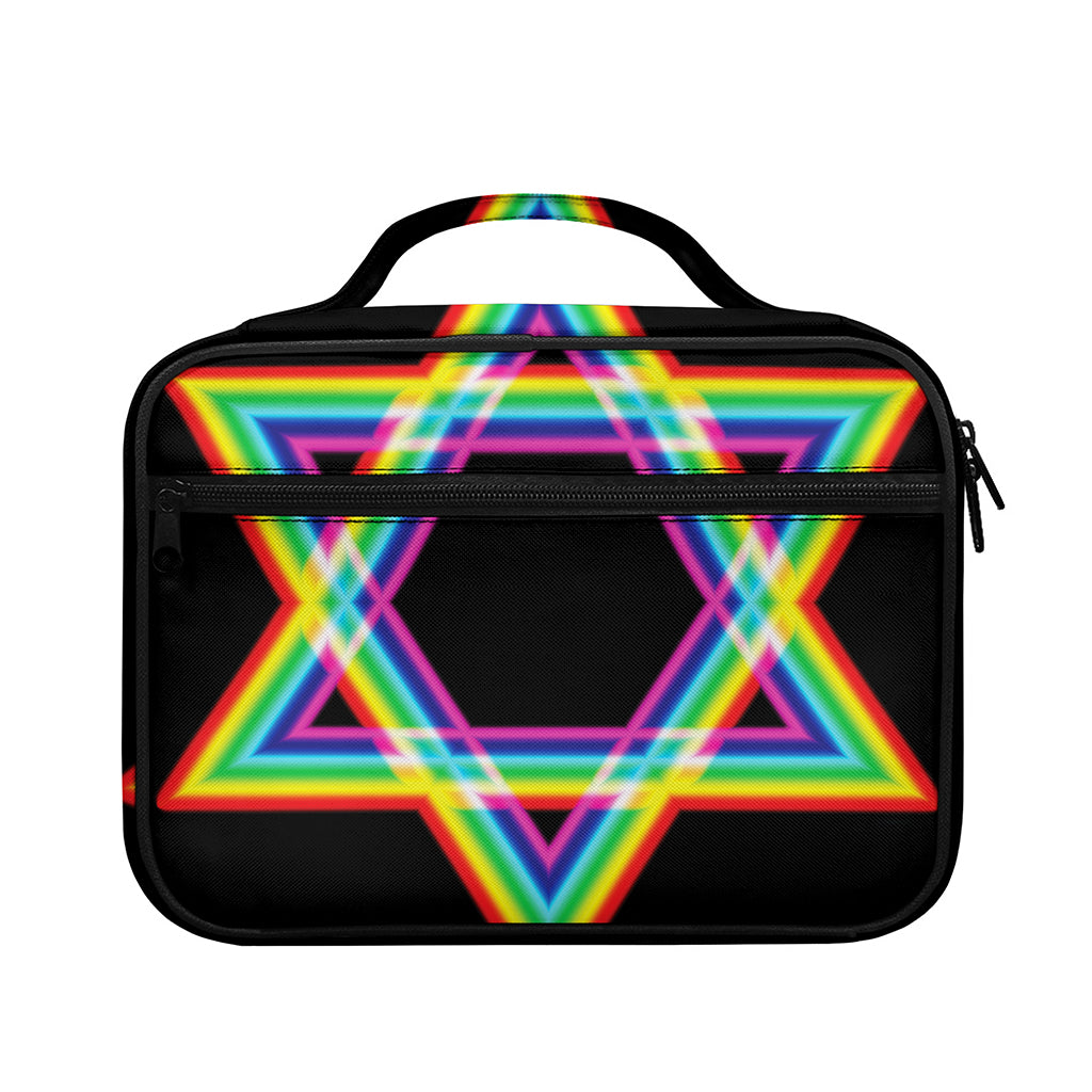 Rainbow Star of David Print Briefcase Bible Bag