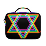Rainbow Star of David Print Briefcase Bible Bag
