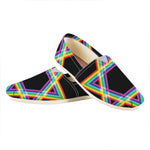 Rainbow Star of David Print Casual Shoes