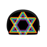 Rainbow Star of David Print Coin Purse