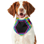 Rainbow Star of David Print Dog Bandana