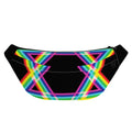 Rainbow Star of David Print Fanny Pack