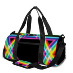 Rainbow Star of David Print Gym Bag