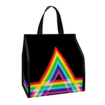 Rainbow Star of David Print Insulated Lunch Tote