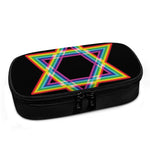 Rainbow Star of David Print Insulin Cooler Travel Case