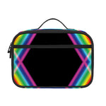 Rainbow Star of David Print Portable Lunch Bag