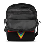 Rainbow Star of David Print Rectangular Crossbody Bag