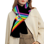Rainbow Star of David Print Scarf