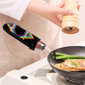 Rainbow Star of David Print Skillet Handle Cover