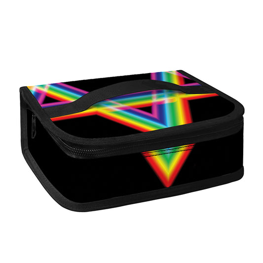 Rainbow Star of David Print Small Lunch Bag
