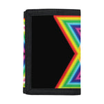 Rainbow Star of David Print Trifold Wallet