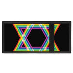 Rainbow Star of David Print Trifold Wallet