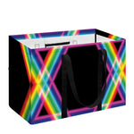 Rainbow Star of David Print Utility Tote Bag