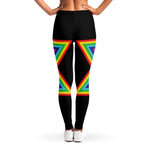 Rainbow Star of David Print Women's Leggings
