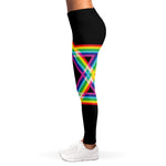 Rainbow Star of David Print Women's Leggings