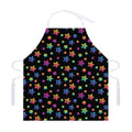 Rainbow Stars Pattern Print Adjustable Apron