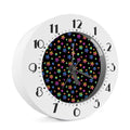 Rainbow Stars Pattern Print Alarm Clock