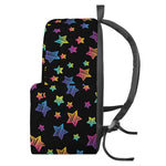Rainbow Stars Pattern Print Backpack