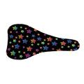 Rainbow Stars Pattern Print Bicycle Seat Cover