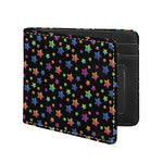 Rainbow Stars Pattern Print Bifold Wallet